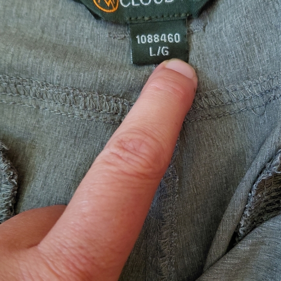 Women's Gray Hiking Roll Up Straight Leg Pants - Picture 4 of 6